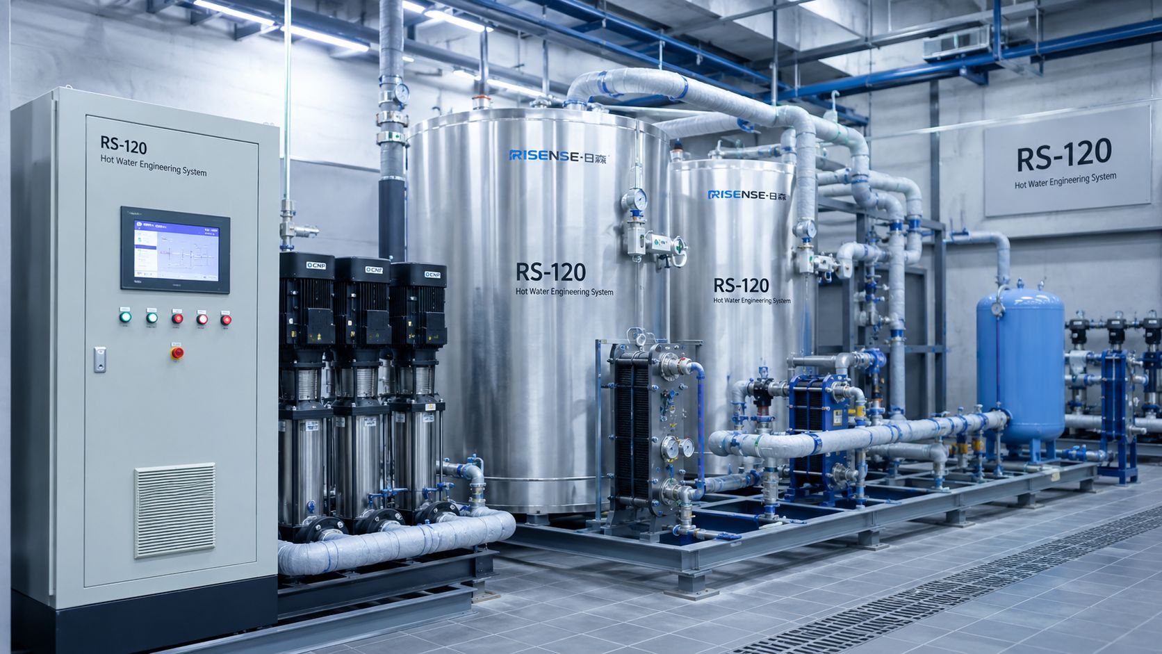 RS-120 Hot Water Engineering Complete System
