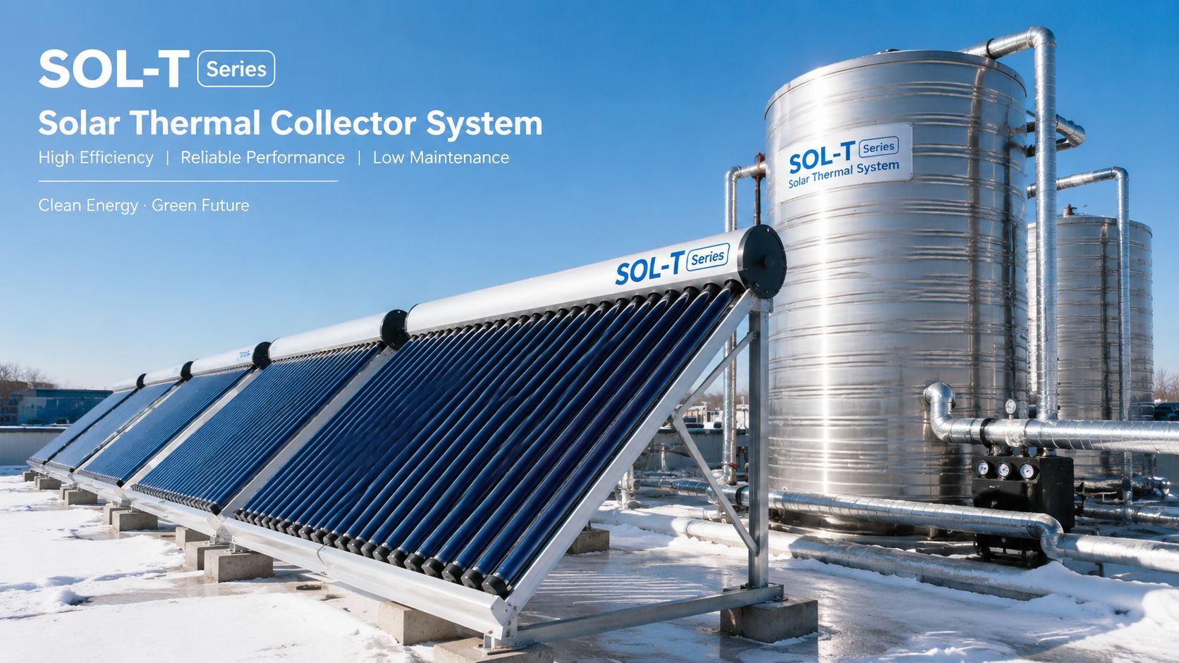 太阳能集中热水系统 SOL-T系列