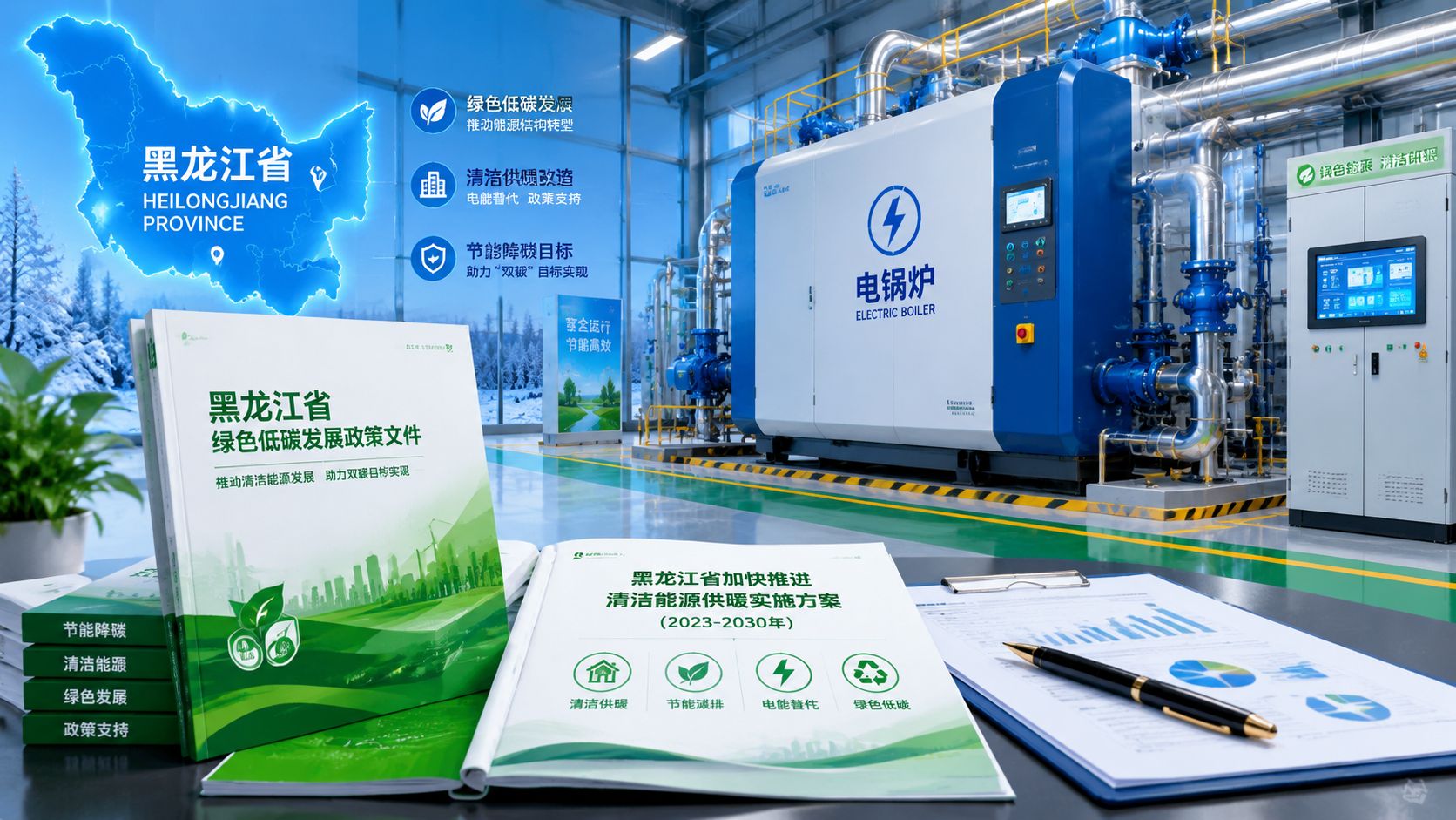 黑龙江省出台电能替代行动方案,电锅炉市场迎来政策利好