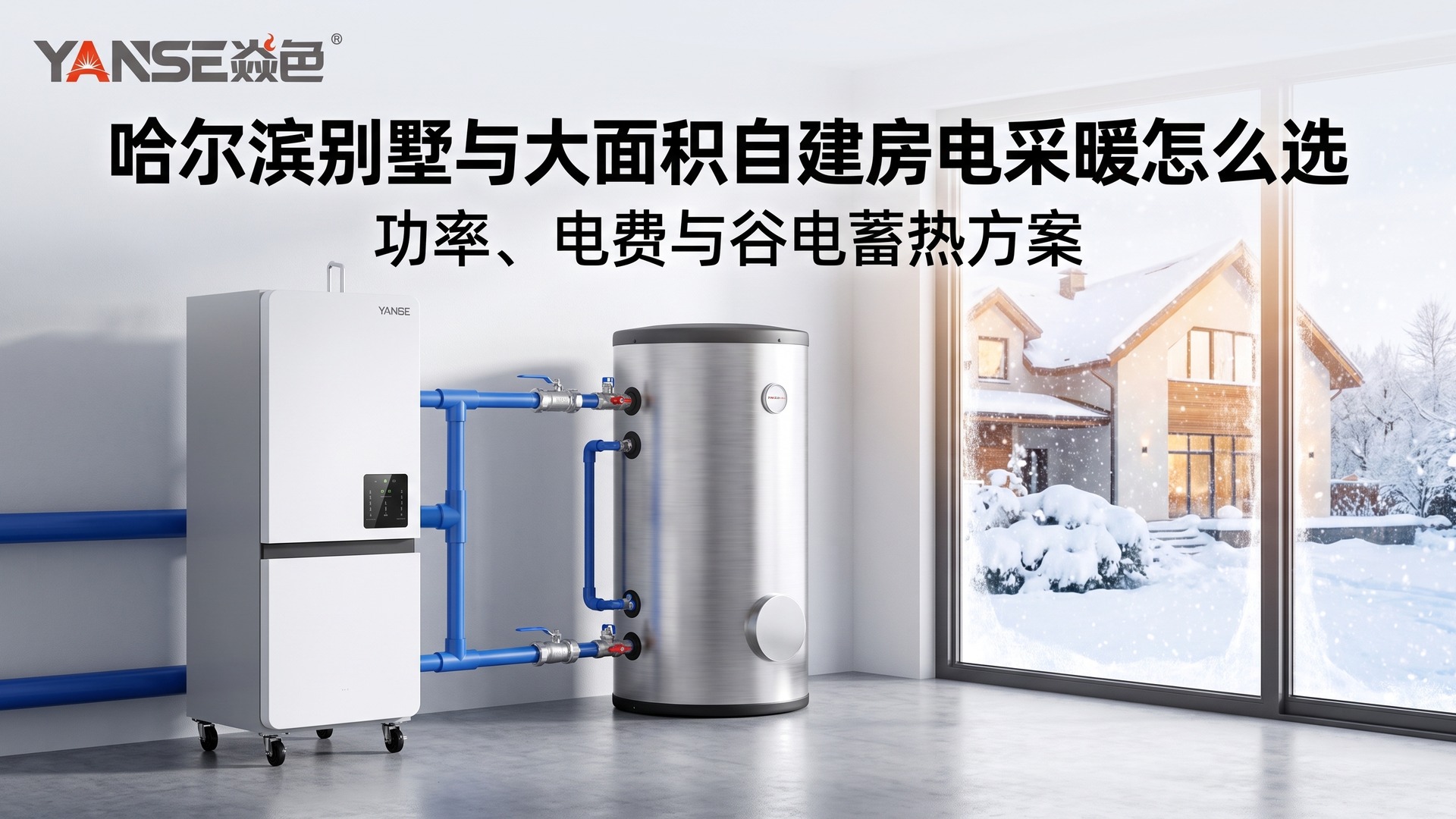 哈尔滨别墅与大面积自建房电采暖怎么选？功率、电费与谷电蓄热方案指南